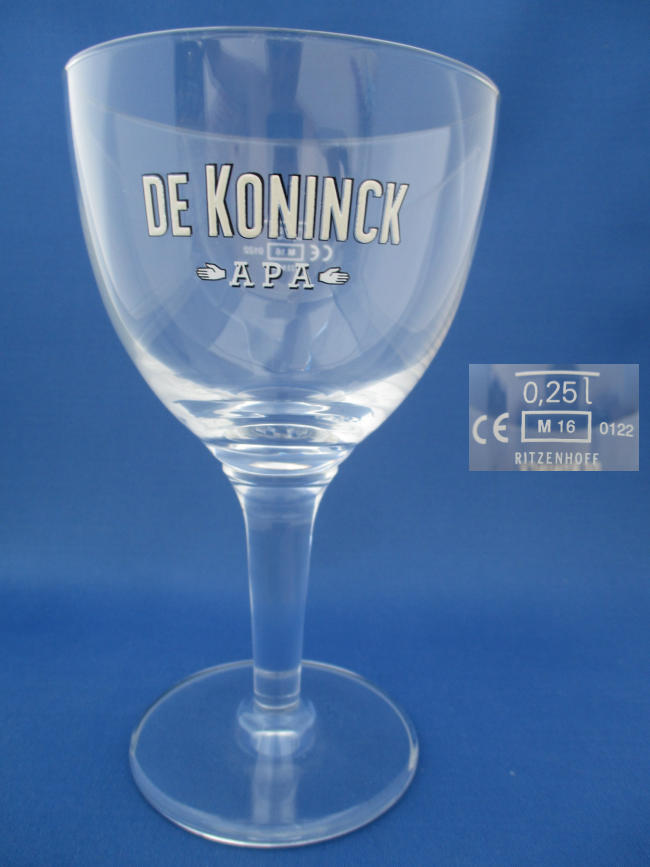 De Koninck APA Beer Glass