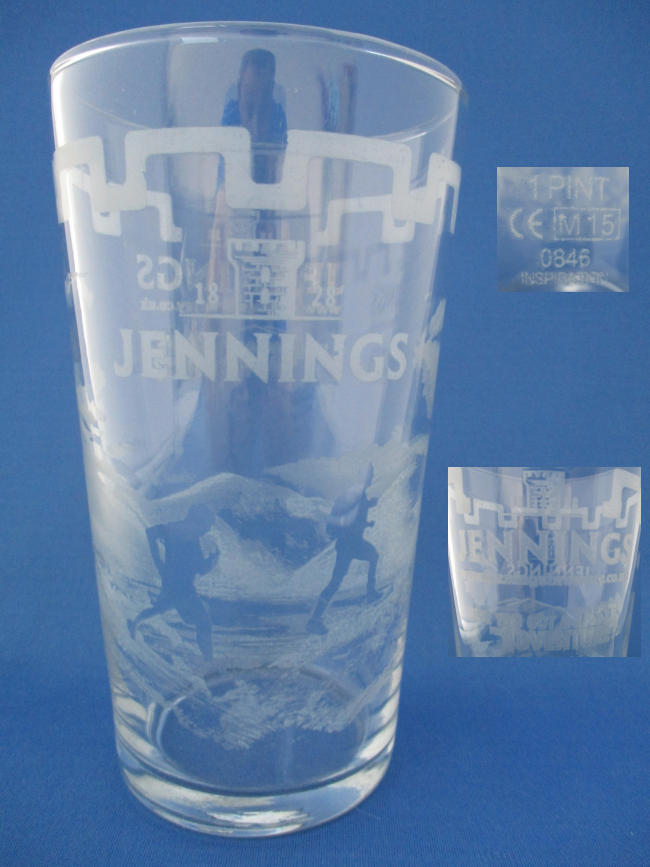 Jennings Beer Glass 001311B094
