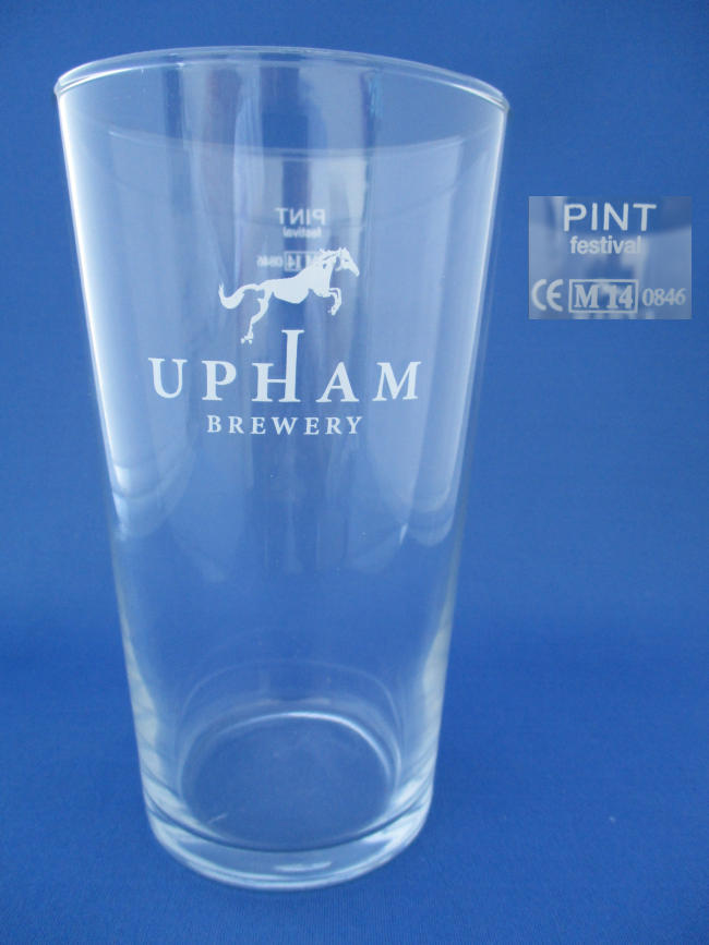 Upham Beer Glass 001316B095