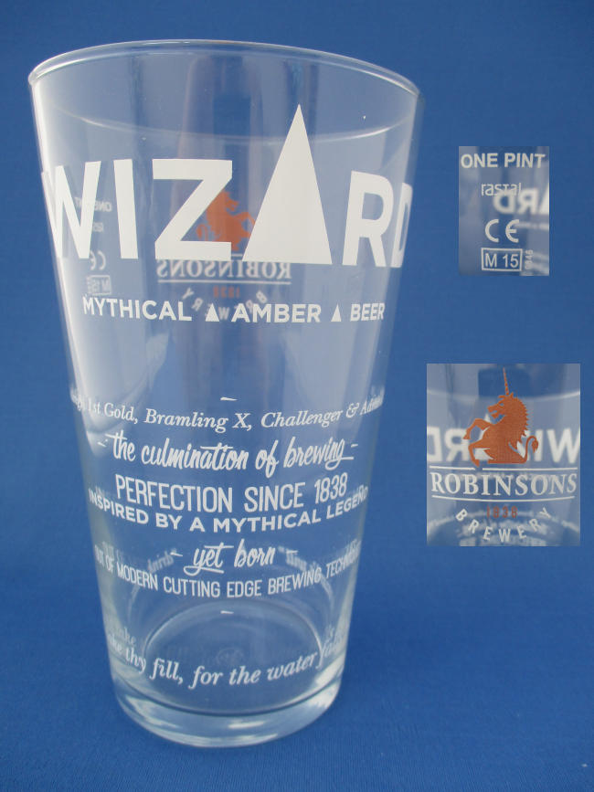 Robinsons Wizard Beer Glass
