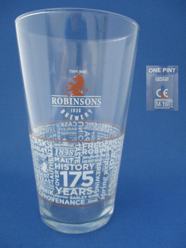 Robinsons Beer Glass