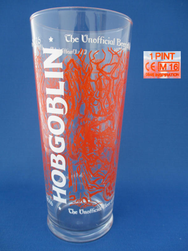 Hobgoblin Beer Glass