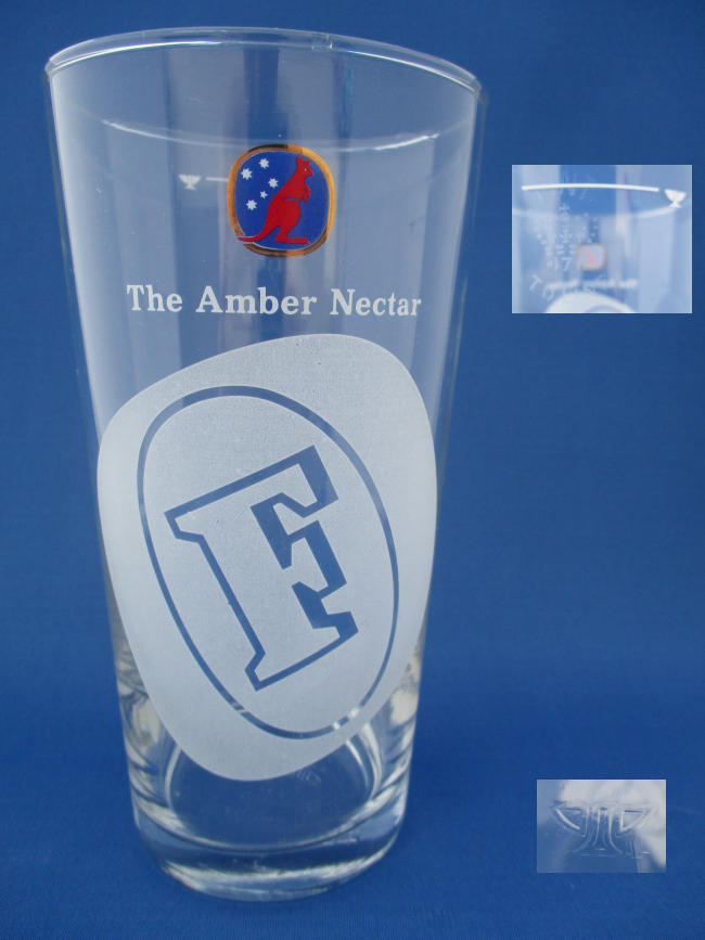 Fosters Beer Glass 001343B097 