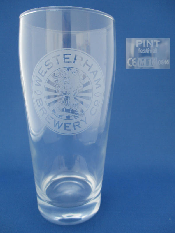 001348B097 Westerham Brewery Glass