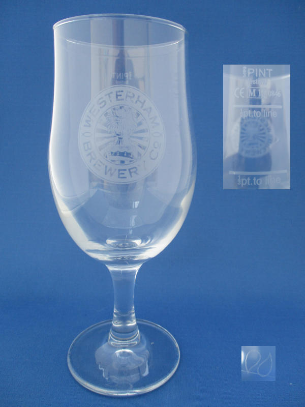001350B097 Westerham Brewery Glass