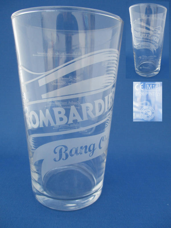 Bombardier Beer Glass 001353B097
