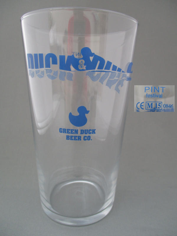Green Duck Beer Glass 001361B098