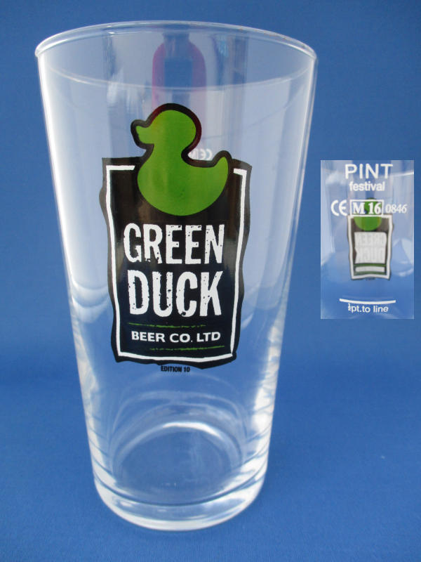 Green Duck Beer Glass 001363B098