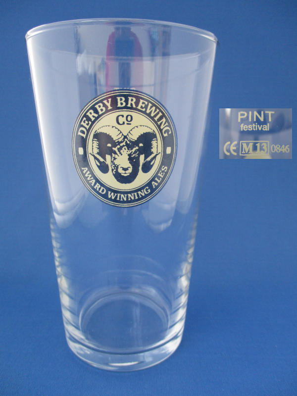 001368B098 Derby Brewery Glass