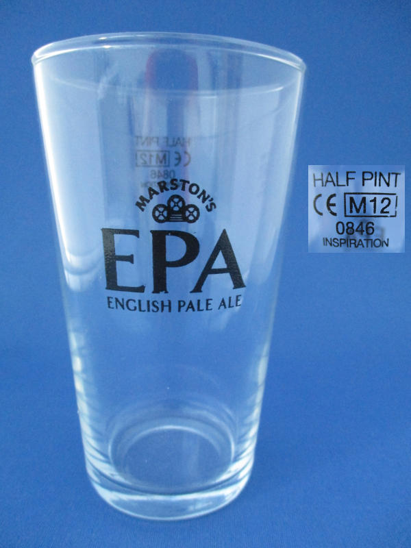 Marstons Beer Glass 001371B098