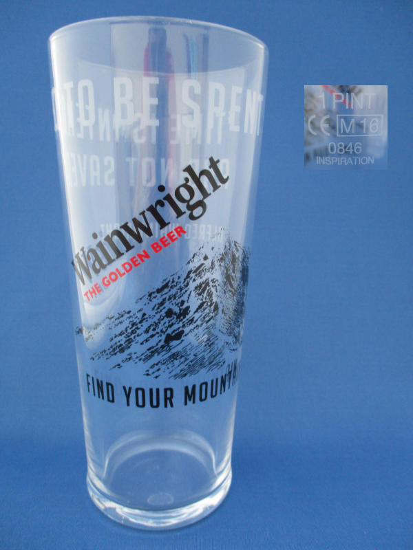 Thwaites Wainwright Beer Glass 001372B098