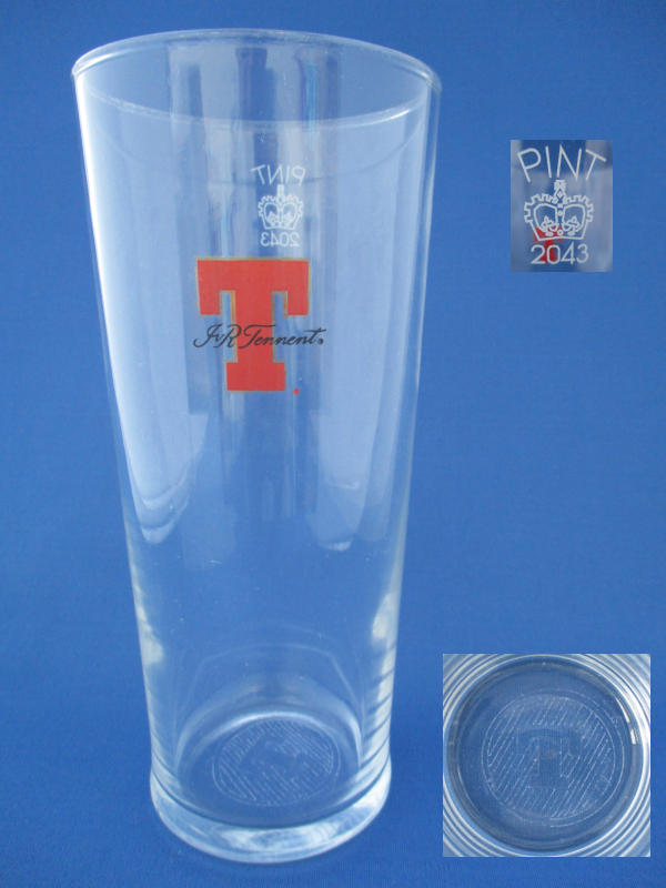 Tennents Beer Glass 001385B099