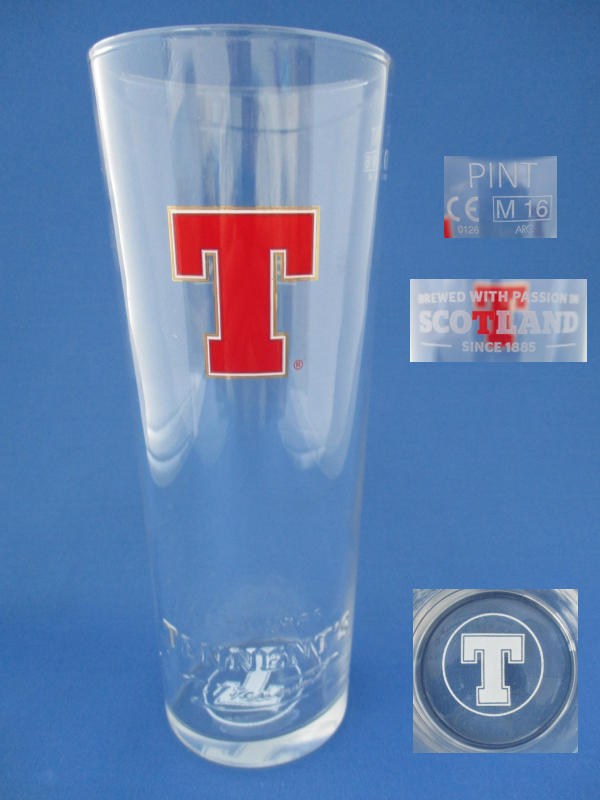 Tennents Beer Glass 001388B099