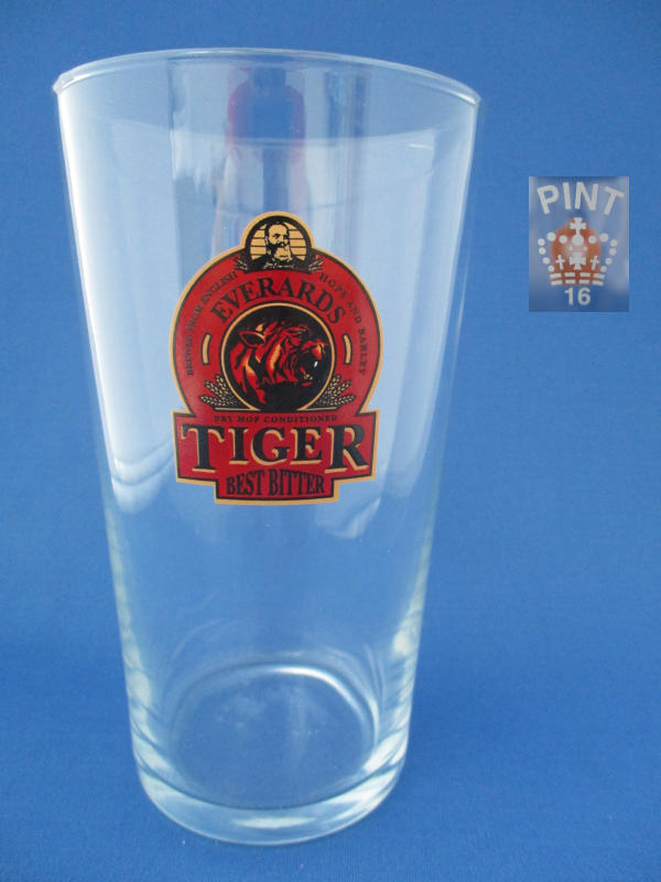 Everards Tiger Beer Glass