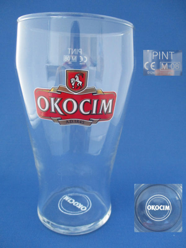 Okocim Beer Glass 001402B100