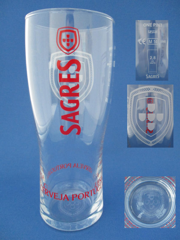 Sagres Beer Glass