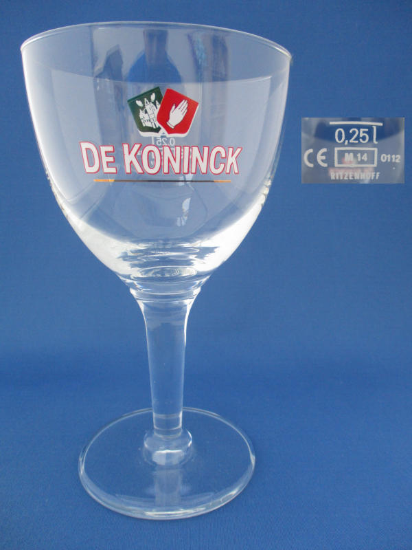 De Koninck Beer Glass