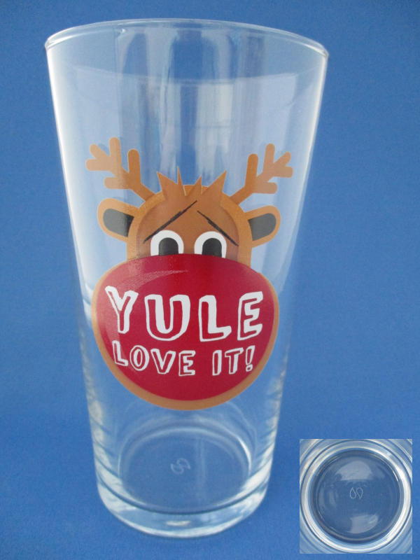 Thwaites Yule Love It Beer Glass 001410B100