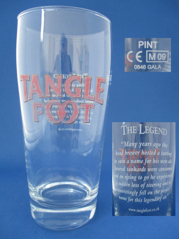 Tangle Foot Beer Glass 001457B103
