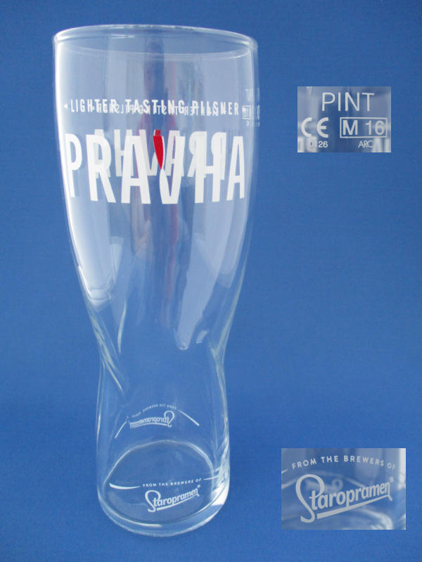 Pravha Beer Glass 001458B103