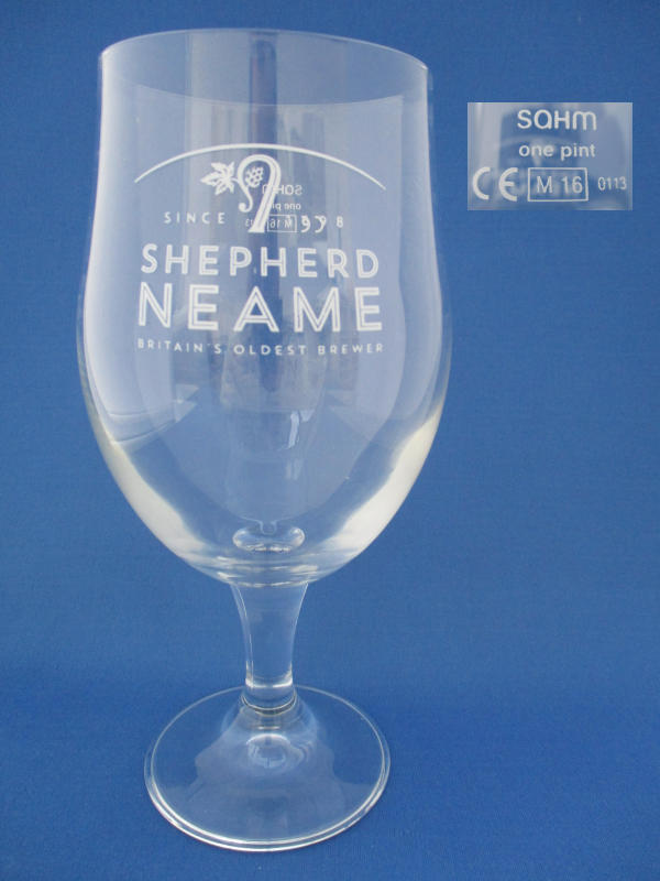 Shepherd Neame Beer Glass