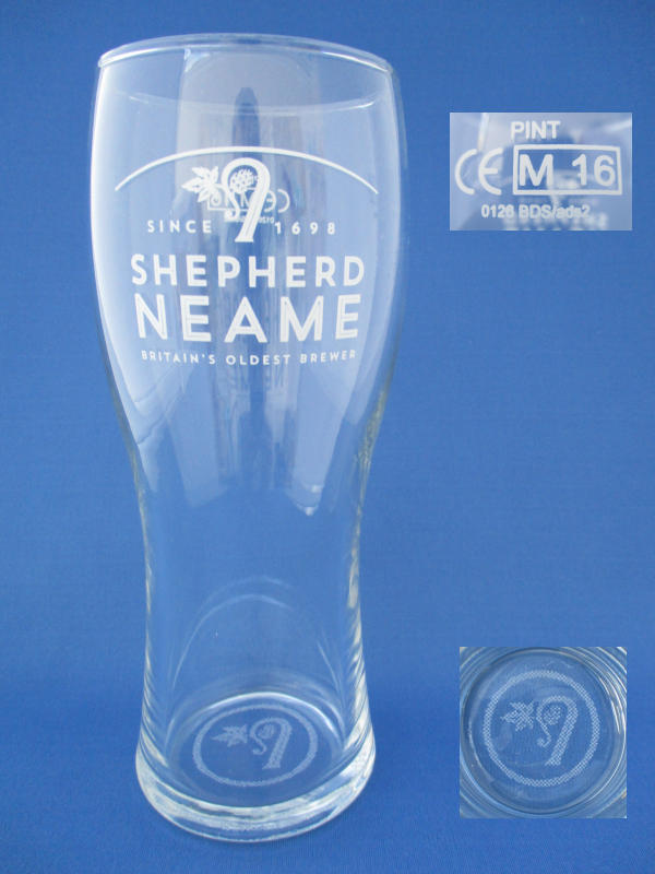 Shepherd Neame Beer Glass