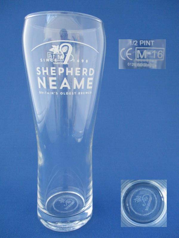 Shepherd Neame Beer Glass