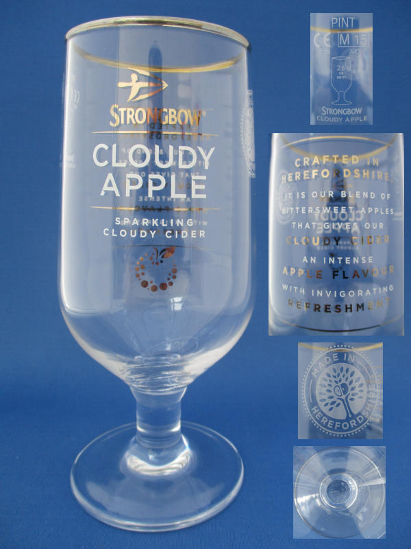 Cloudy Apple Cider Glass