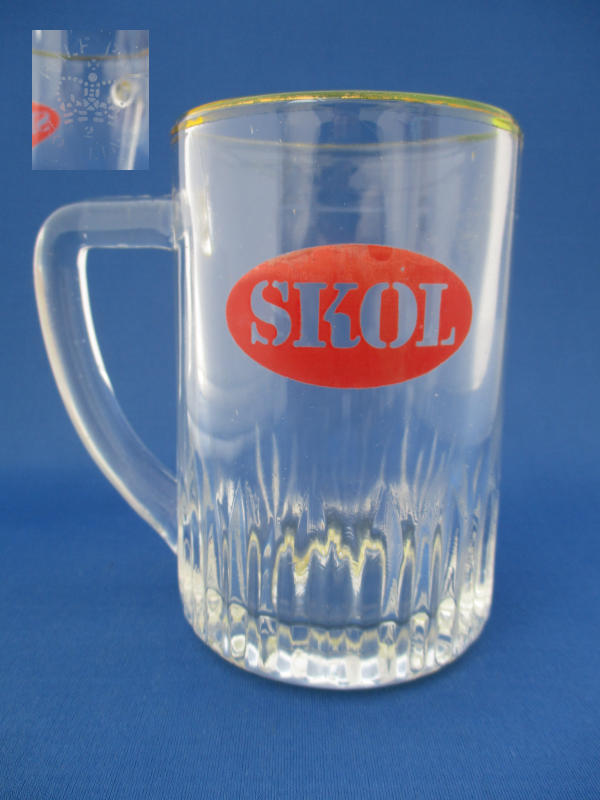 SKOL Beer Glass