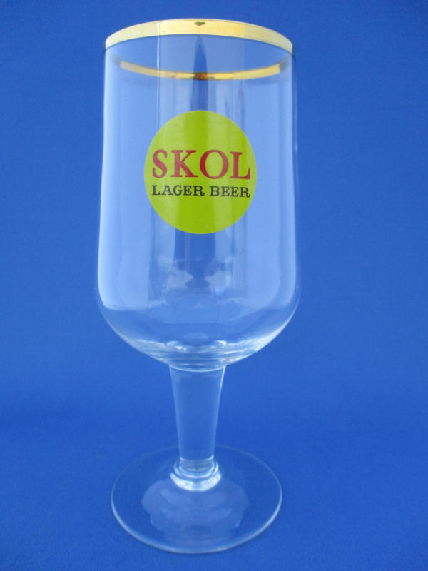 SKOL Beer Glass