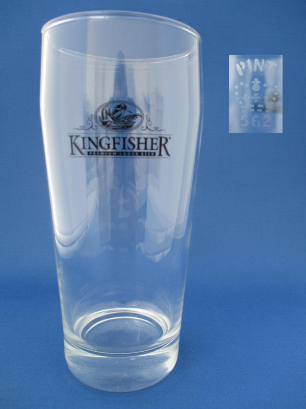 Kingfisher Beer Glass 001488B105