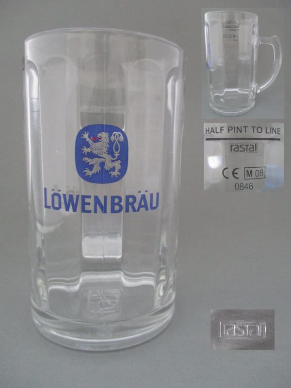 Lowenbrau Beer Glass 001490B105