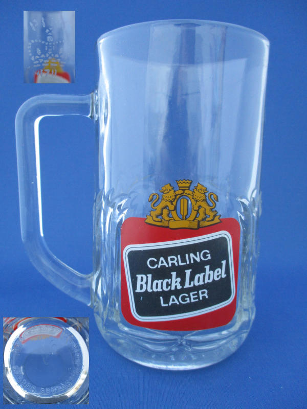 Carling Black Label Beer Glass 001501B106