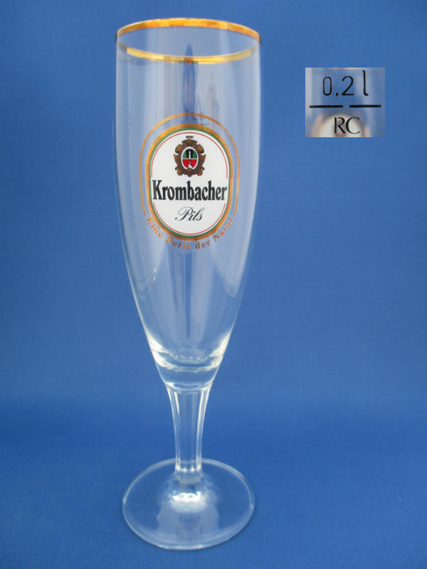 Krombacher Beer Glass