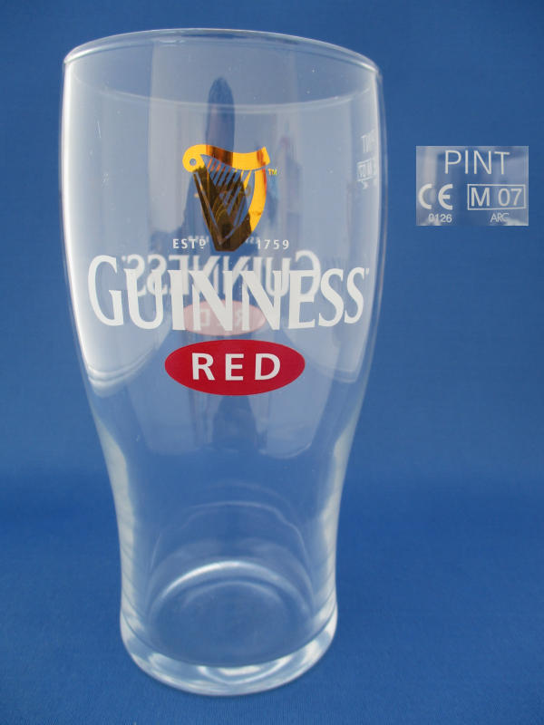 Guinness Red Glass 001529B107