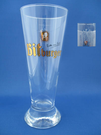 Bitburger Beer Glass 001554B108