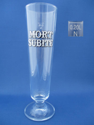 Mort Subite Beer Glass 001557B109