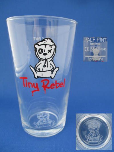 001606B112 Tiny Rebel Beer Glass