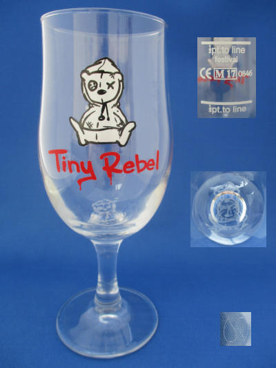 001607B112 Tiny Rebel Beer Glass