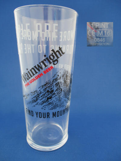 Thwaites Wainwright Beer Glass 001620B113