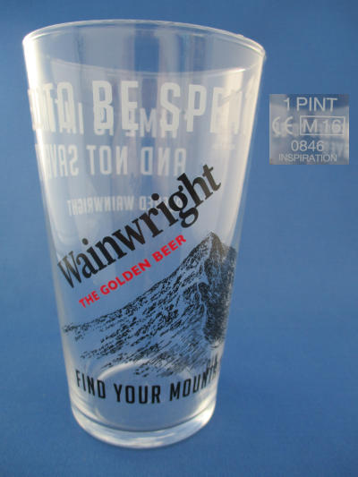 Thwaites Wainwright Beer Glass 001625B113