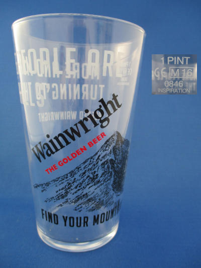 Thwaites Wainwright Beer Glass 001626B113
