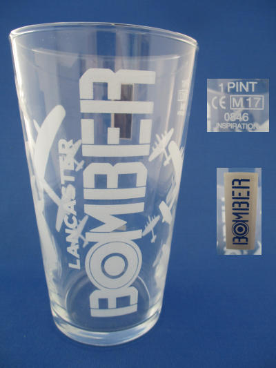 Thwaites Lancaster Bomber Beer Glass 001629B113