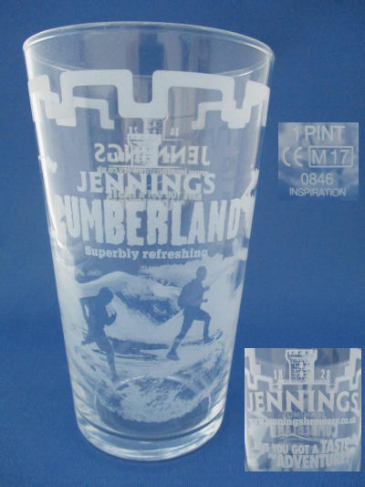 001630B113 Jennings Beer Glass