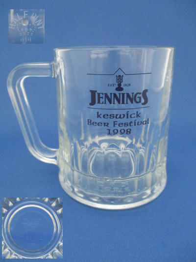 001635B113 Jennings Beer Glass