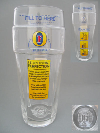 Fosters Beer Glass 001643B114 
