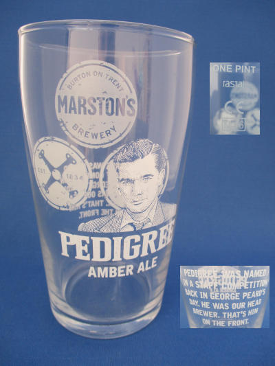 001658B115 Marstons Beer Glass
