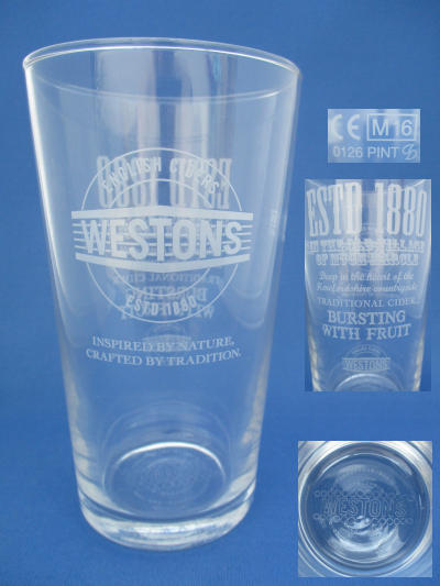Westons Cider Glass