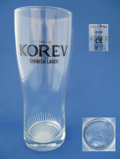 Korev Beer Glass 001678B116