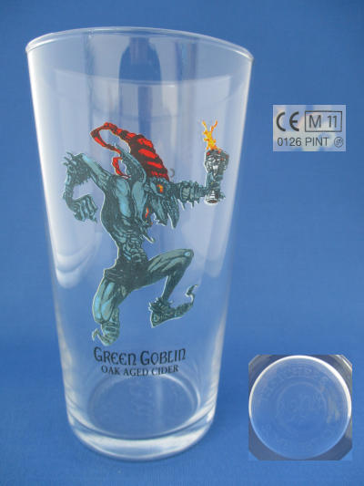 Green Goblin Cider Glass